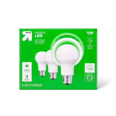 LED 75W 3pk Daylight Light Bulbs - up &#38; up&#8482;_1