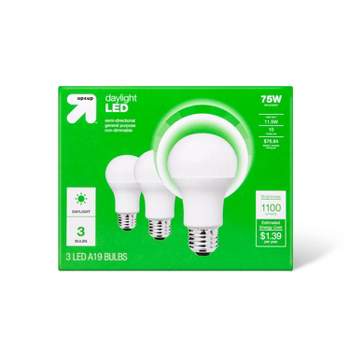 LED 75W 3pk Daylight Light Bulbs - up & up™