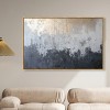 Art Remedy Silvered Layers Blue Abstract Art  Framed - 2 of 4