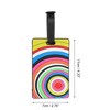 Unique Bargains Circles Luggage Tag Multicolored 1 Pc - 2 of 4