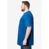 KingSize Shrink-Less Lightweight Longer-Length Crewneck Pocket T-Shirt - 4 of 4