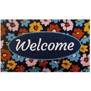 Briarwood Lane Spring Coir Doormat 30x18 Welcome Floral For Spring Coir Doormat - 1 of 3