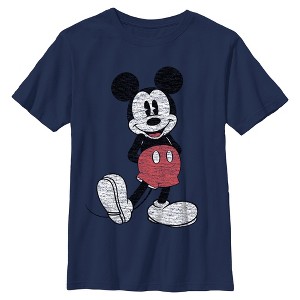 Boys Mickey & Friends Distressed Icon Pose T Shirt - 1 of 4