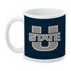Utah State University Primary Logo Ceramic Coffee Mug Novelty Gift Mugs for Coffee Tea and Hot Drinks 11oz White - 3 of 4