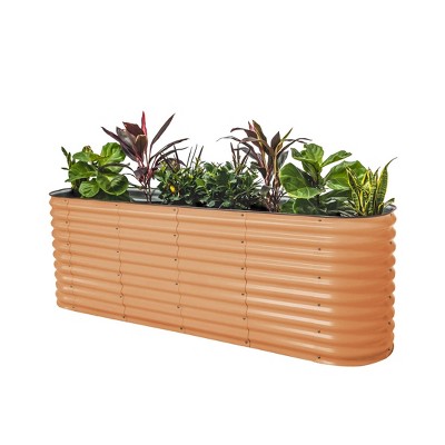Vego Garden 9-in-1 Modular Rectangular Metal Outdoor Raised Garden Bed 42"x78"x32"