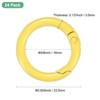 Unique Bargains Metal Spring O Rings Zinc Alloy Durable Multipurpose Lightweight Buckle 5/8 Inch - 3 of 4