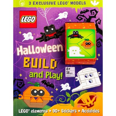 Lego Books: Halloween Build and Play! - (Activity Book with Minifigure) by  Ameet Publishing (Paperback)