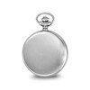 Black Bow Jewelry Charles Hubert Stainless Steel Oval Design Pocket Watch - 3 of 4
