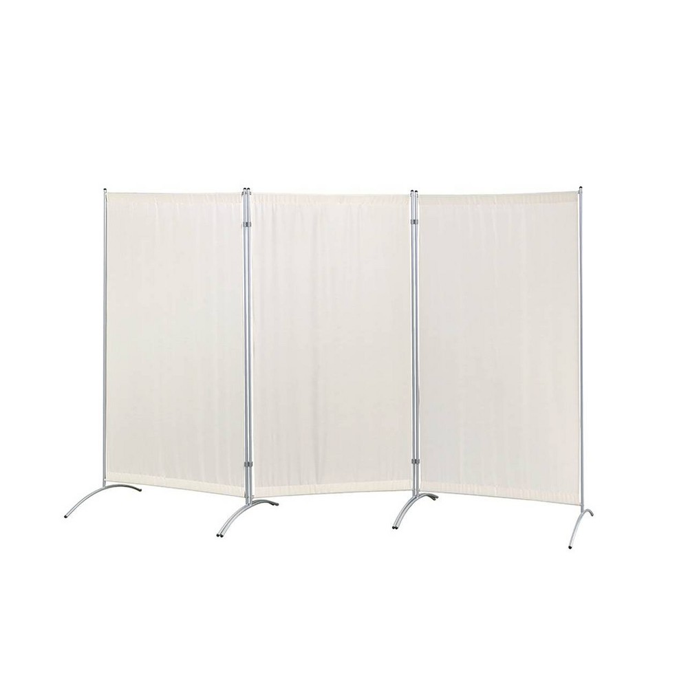 Photos - Other Furniture Galaxy Indoor Room Divider Beige - Proman Products: 3-Panel Metal Privacy Screen, 71" High