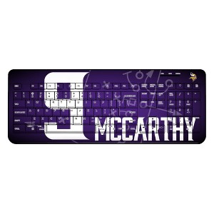 NFL Minnesota Vikings Players Game Tactic Wireless USB Keyboard - 1 of 4