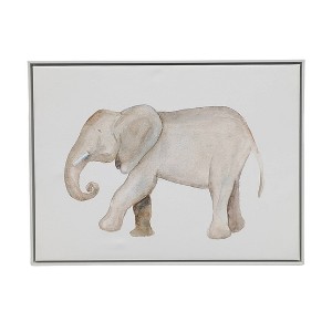 Gallery 57 18"x24" Elephant Floating Framed Wall Art Canvas - 1 of 4