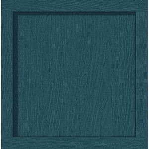 Stacy Garcia Home Squared Away Faux Peel & Stick Wallpaper Dark Teal Green: Vinyl, Self-Adhesive, Wood Grain, 30.75 Sq Ft - 1 of 4