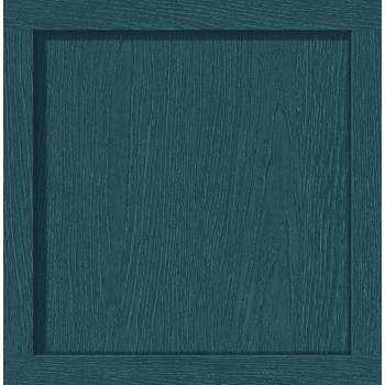 Stacy Garcia Home Squared Away Faux Peel and Stick Wallpaper Dark Teal Green