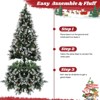 Pre-Lit Flocked LED Douglas Fir Artificial Christmas Tree - 4 of 4