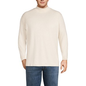 Lands' End Men's Super-T Mock Turtleneck - 1 of 4