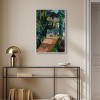 Art Remedy Entrance with Fountain Impresionism Landscape Wall Art Framed - 2 of 4