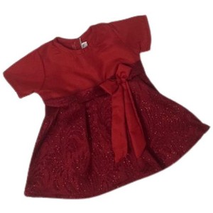 Doll Clothes Superstore Handmade Red Glitter Dress Fits 15-16 Inch Cabbage Patch Kid And Baby Dolls - 1 of 4