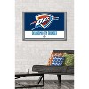Trends International NBA Oklahoma City Thunder - Logo 21 Framed Wall Poster Prints - 2 of 4