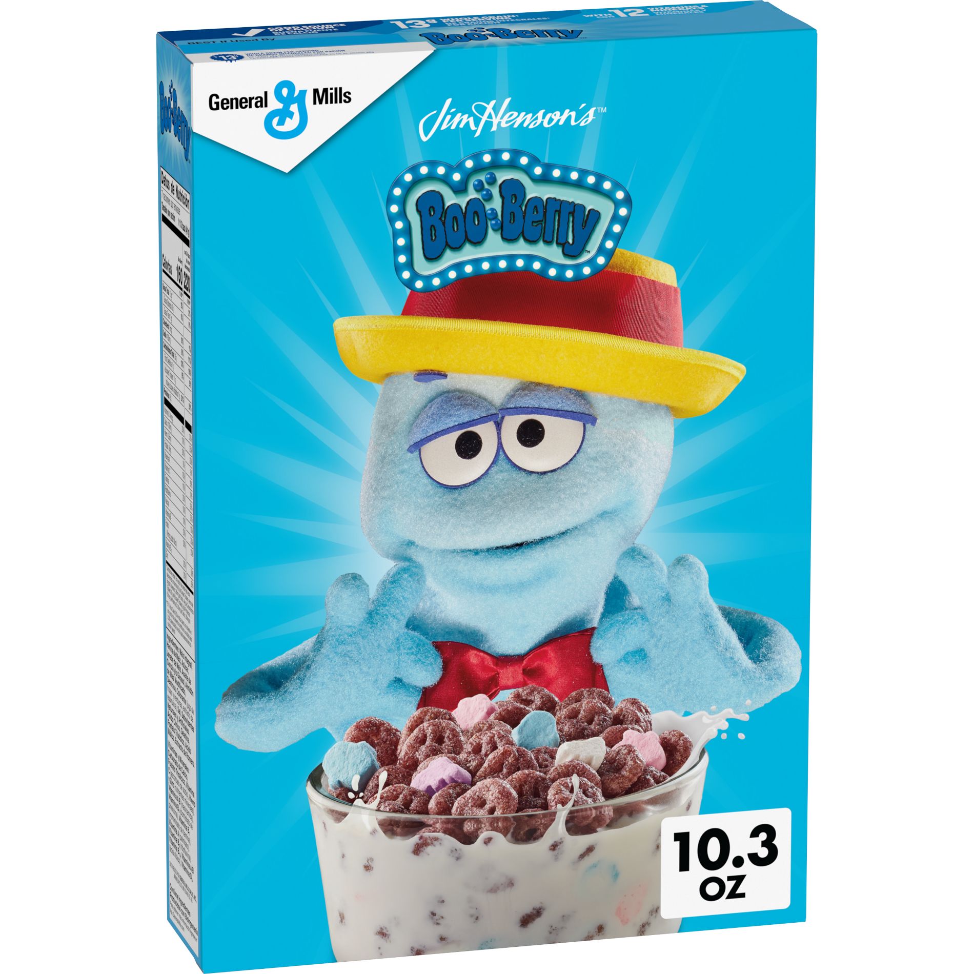 Monster Cereal Boo Berry Halloween Breakfast Cereal - 10.3oz