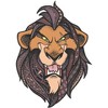 Girl's Lion King Scar Decorative Mane T-Shirt - 2 of 4