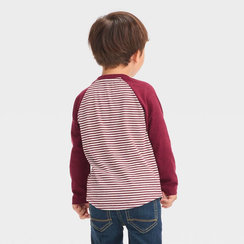 Toddler Boys' Long Sleeve Jersey T-Shirt - Cat & Jack™, 3 of 5