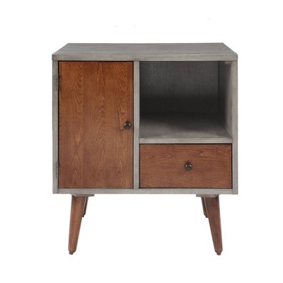 Stinson Storage Nightstand Gray