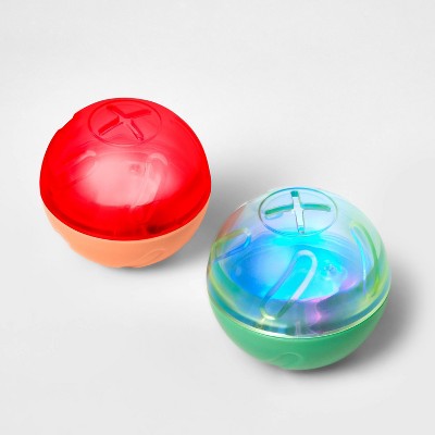 Light Up Flicker Balls Cat Toy - 2pk - Boots &#38; Barkley&#8482;