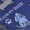 E & S Imports 15.25 In I Love My Dog Socks Premium Quality Crew Socks - 3 of 3