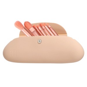 Unique Bargains Reusable Portable Magnetic Cosmetic Makeup Brush Case - 1 of 4