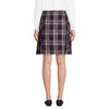 School Uniform Young Women's Side Pleat Plaid Skort Above the Knee - 2 of 3