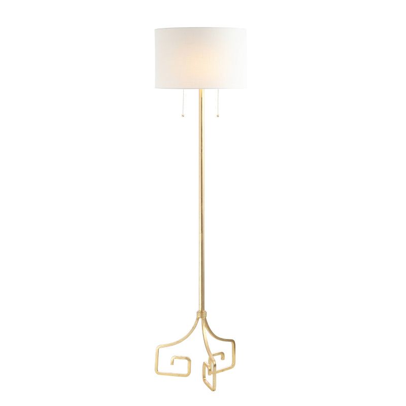 61.5&#34; Metal Floor Lamp (Includes LED Light Bulb) Gold - Jonathan Y, 1 of 6