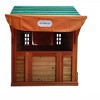 4-in-1 Outdoor Kids Game House Garden Solid Wood Playhouse With Different Games On Every Surface For Garden Home Park Indoor Outdoor - 4 of 4