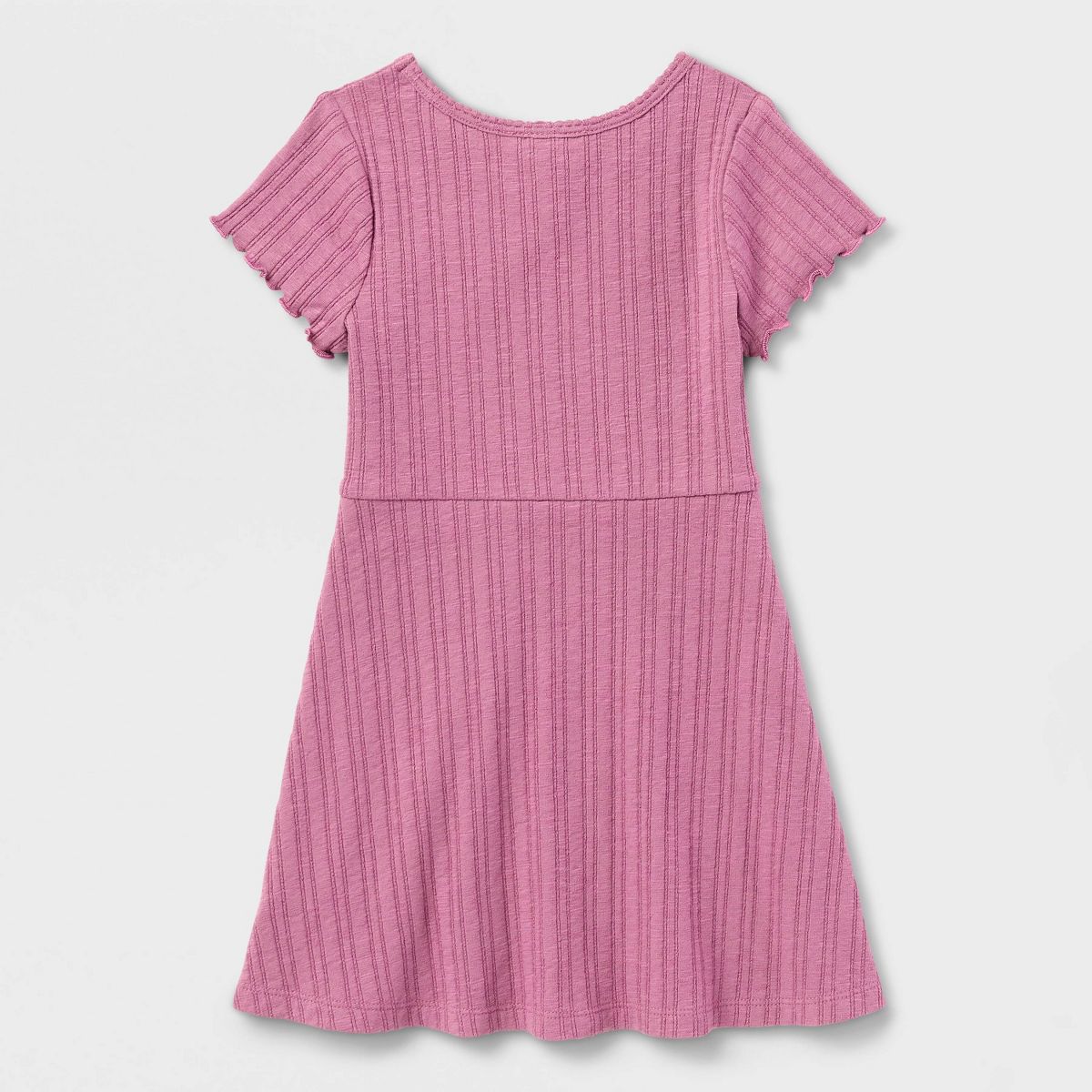 Toddler Girls' Solid Ribbed Dress - Cat & Jack™ - thumbnail 7