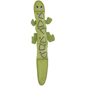 Outward Hound Fire Biterz Green Lizard Plush Firehose Material Interactive Dog Toy, Large - 1 of 1