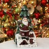 Northlight 19.5" Battery Operated LED Lighted Santa Claus and Christmas Tree Table Top Decoration - image 2 of 2