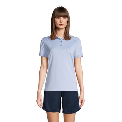 Lands' End School Uniform Women's Short Sleeve Rapid Dry Polo Shirt ...