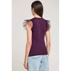 Women's Tulle Ruffle Shell - GOLDIE - 2 of 3
