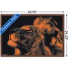 Trends International Lion With Headphones Framed Wall Poster Prints - 3 of 4