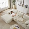 VASIP Modern 108" L-Shaped Chenille Combination Sofa with 6 Pillows， Free Combination Sofa Couch for Living Room，Bedroom（Left Chaise） - 4 of 4