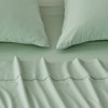 Viscose from Bamboo Blend Solid Sheet Set - Isla Jade - image 2 of 4