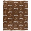 Lehigh University Logo Pattern Silky Touch Blanket White 50x60 - 2 of 4
