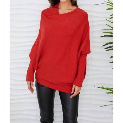 Women's Asymmetrical Sweater - Milio Milano
