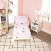 EVERYDAY KIDS 4 Piece Toddler Bedding Set – Ballerina- Includes Comforter, Flat Sheet, Fitted Sheet and Reversible Pillowcase - 4 of 4