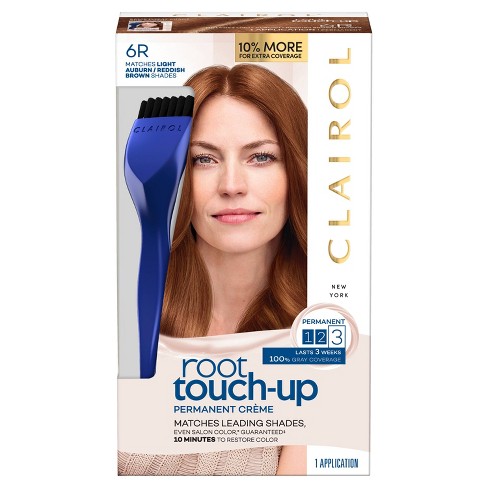 Clairol Nice'n Easy Permanent Hair Color Cream Kit - 6r Light Auburn :  Target