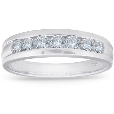 Pompeii3 5/8ct Diamond Wedding 14K White Gold Anniversary Ring