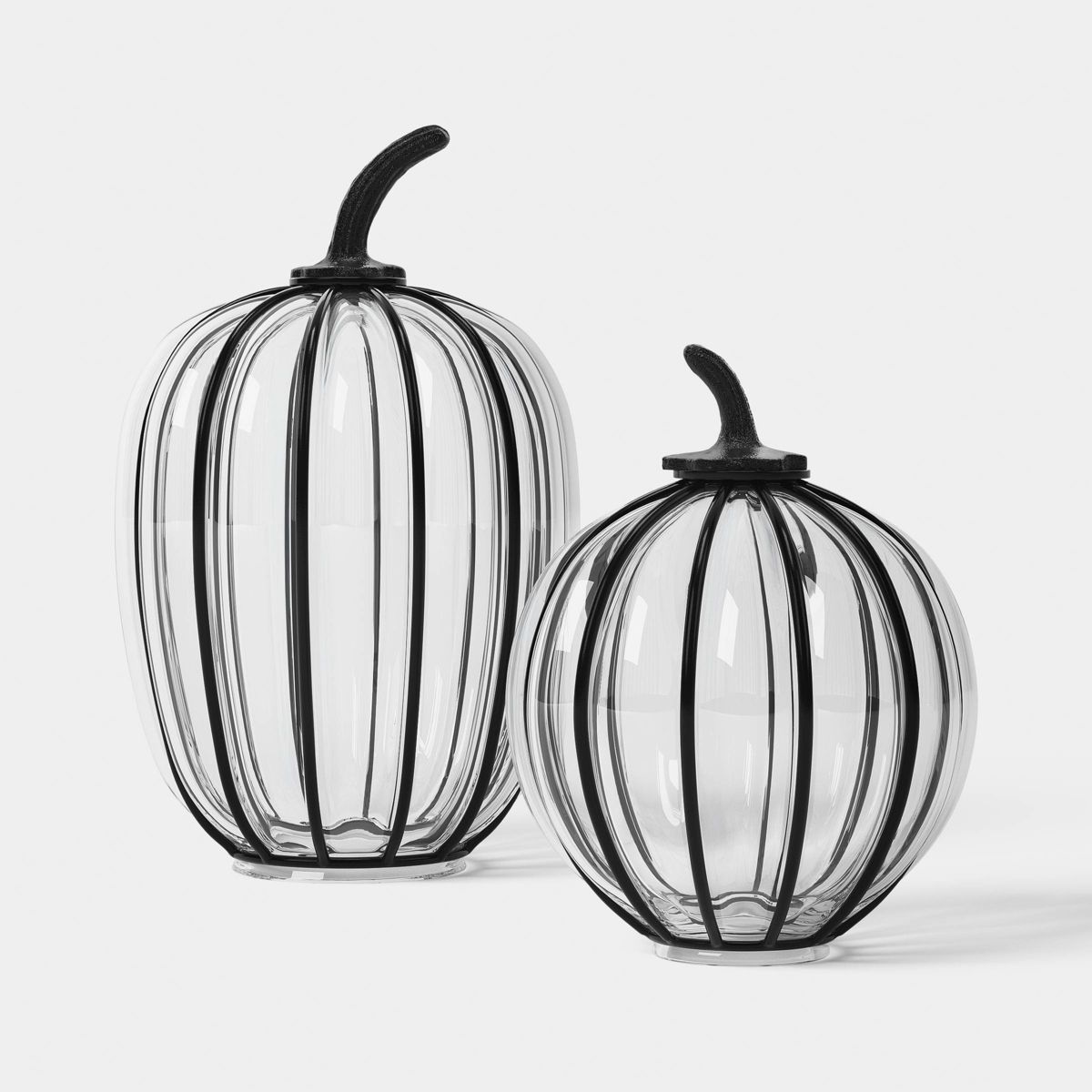 Metal and Glass Halloween Pumpkin - Threshold™ - thumbnail 6
