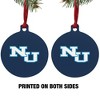 Northwood University Primary Logo Aluminum Holiday Christmas Tree Ornament - 2 of 4