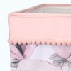 Lambs & Ivy Signature Botanical Baby Storage/Hamper - Pink, Floral - 2 of 4