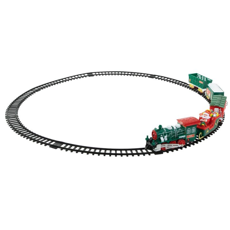 Northlight 30 Pc Battery Operated Lighted and Animated Classic Christmas Train Set with Music, 3 of 7
