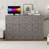 Whisen Clever Design Queen Size Murphy Bed, Folded into a Cabinet with Large Drawers - 3 of 4